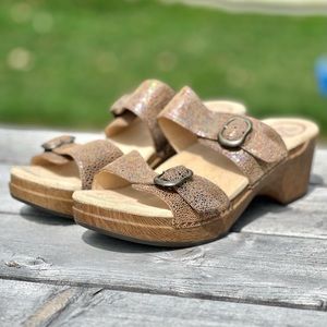 Brand New Dansko Sophie Slide On Chunky Sandals Y2K Women’s 10.5 size 43, NWOB